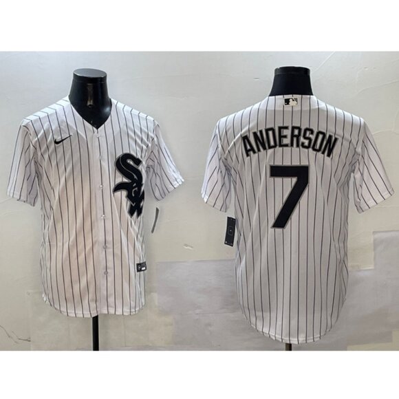 Mens Youths Kids Womens Tim Anderson Stitched White Jersey
